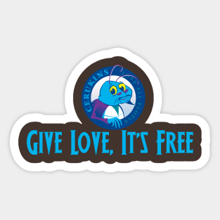 Give Love, It's Free Sticker